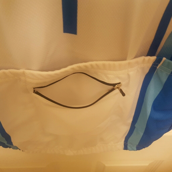 BRIKO JERSEY CYCLING FULL ZIPPER BLUE AND WHITE M - Picture 5 of 6